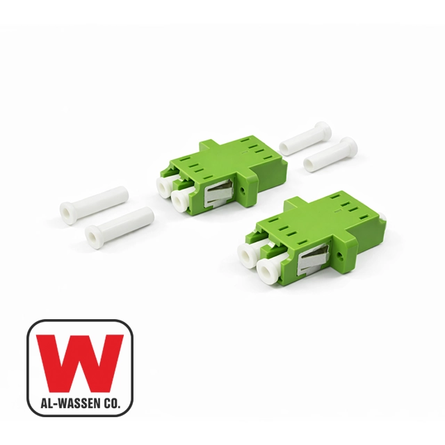 Fiber Adaptor LC-LC APC Duplex V-ANNA