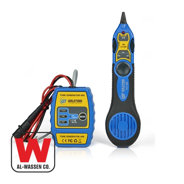 TONE & PROBE TRACING KIT WITH LED FLASH GOLDTOOL TCT-490