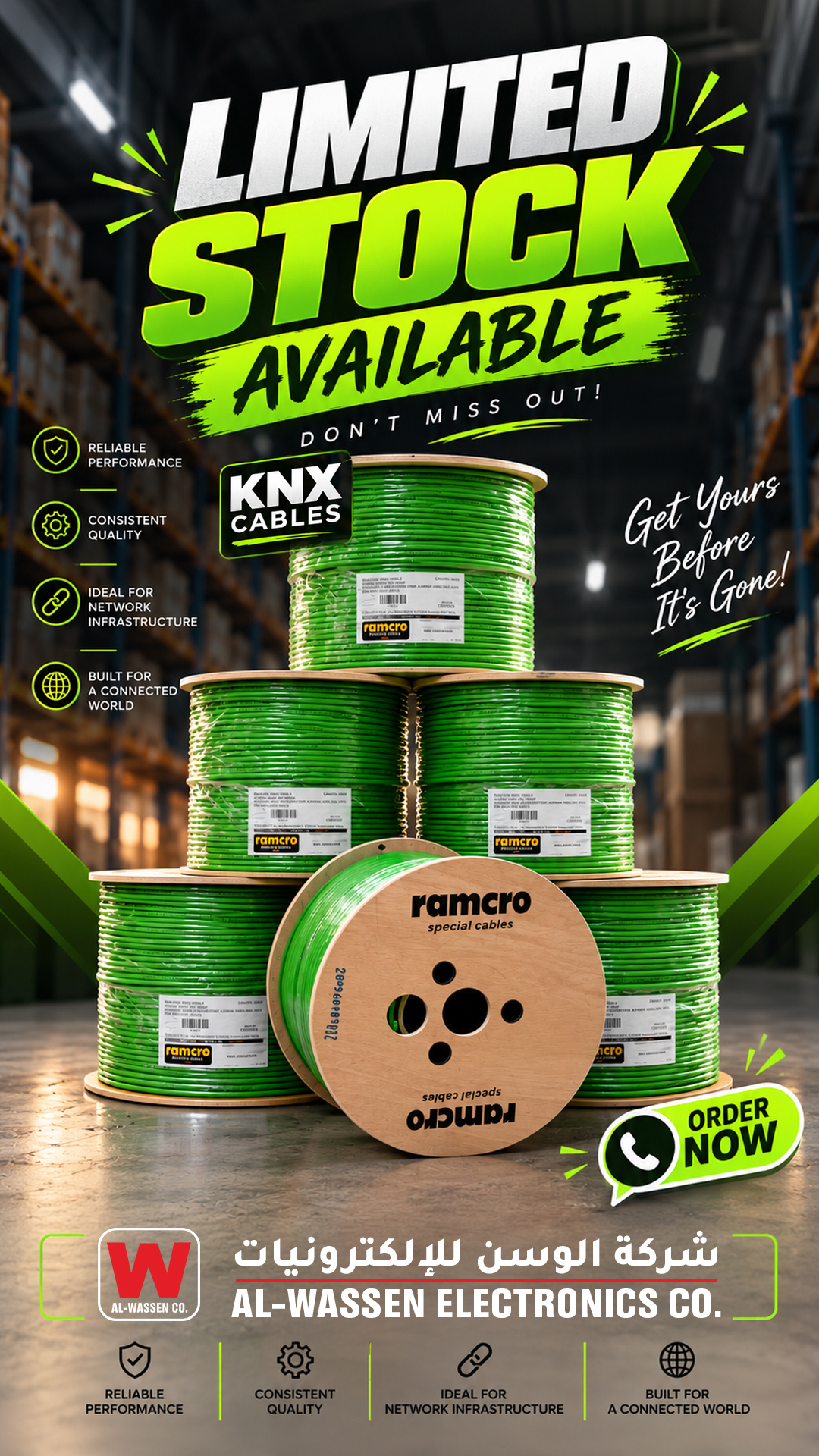 KNX Cables Ramcro Brand